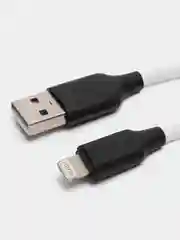 Белый мягкий Силиконовый USB кабель провод зарядник шнур Micro, Type-C, iPhone Lightning Android