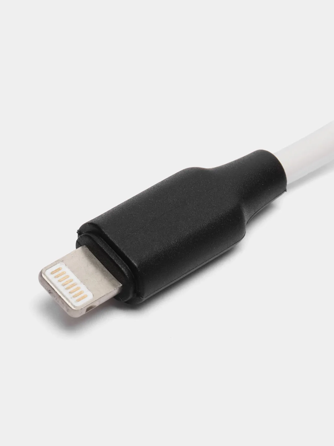 Белый мягкий Силиконовый USB кабель провод зарядник шнур Micro, Type-C, iPhone Lightning Android
