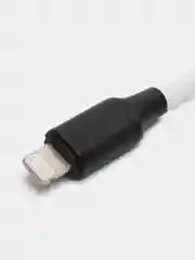 Белый мягкий Силиконовый USB кабель провод зарядник шнур Micro, Type-C, iPhone Lightning Android