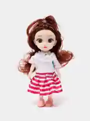 Вишнёвый кукла на шарнирах, 15 см