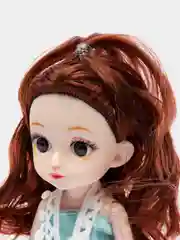 Голубой кукла на шарнирах, 15 см
