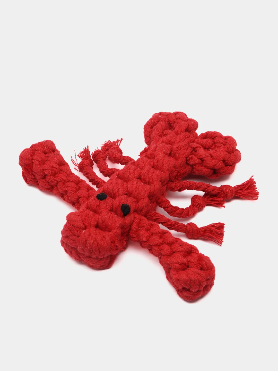 Красный жевательная игрушка для собак и кошек, веровочная игрушка