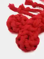 Красный жевательная игрушка для собак и кошек, веровочная игрушка