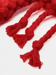 Красный жевательная игрушка для собак и кошек, веровочная игрушка