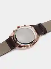 Черный мужские наручные часы Lige 9806, с хронографом, в подарочной упаковке