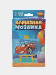 Алмазная мозаика для детей на подставке "Быстрее всех" для детей, 10х15 см