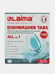 Таблетки для посудомоечной машины посудомойки 100 штук Laima Premium Quality All in 1