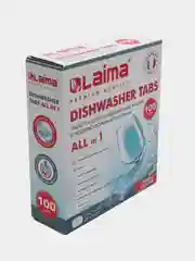 Таблетки для посудомоечной машины посудомойки 100 штук Laima Premium Quality All in 1