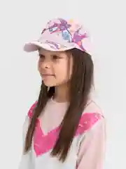 Розовый бейсболка для девочки