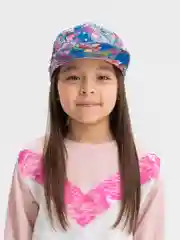 Индиго бейсболка для девочек, летняя