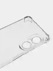 Прозрачный чехол для HUAWEI nova 9 SE (Хуавей нова 9 СЕ), прозрачный и черный с защитой камеры