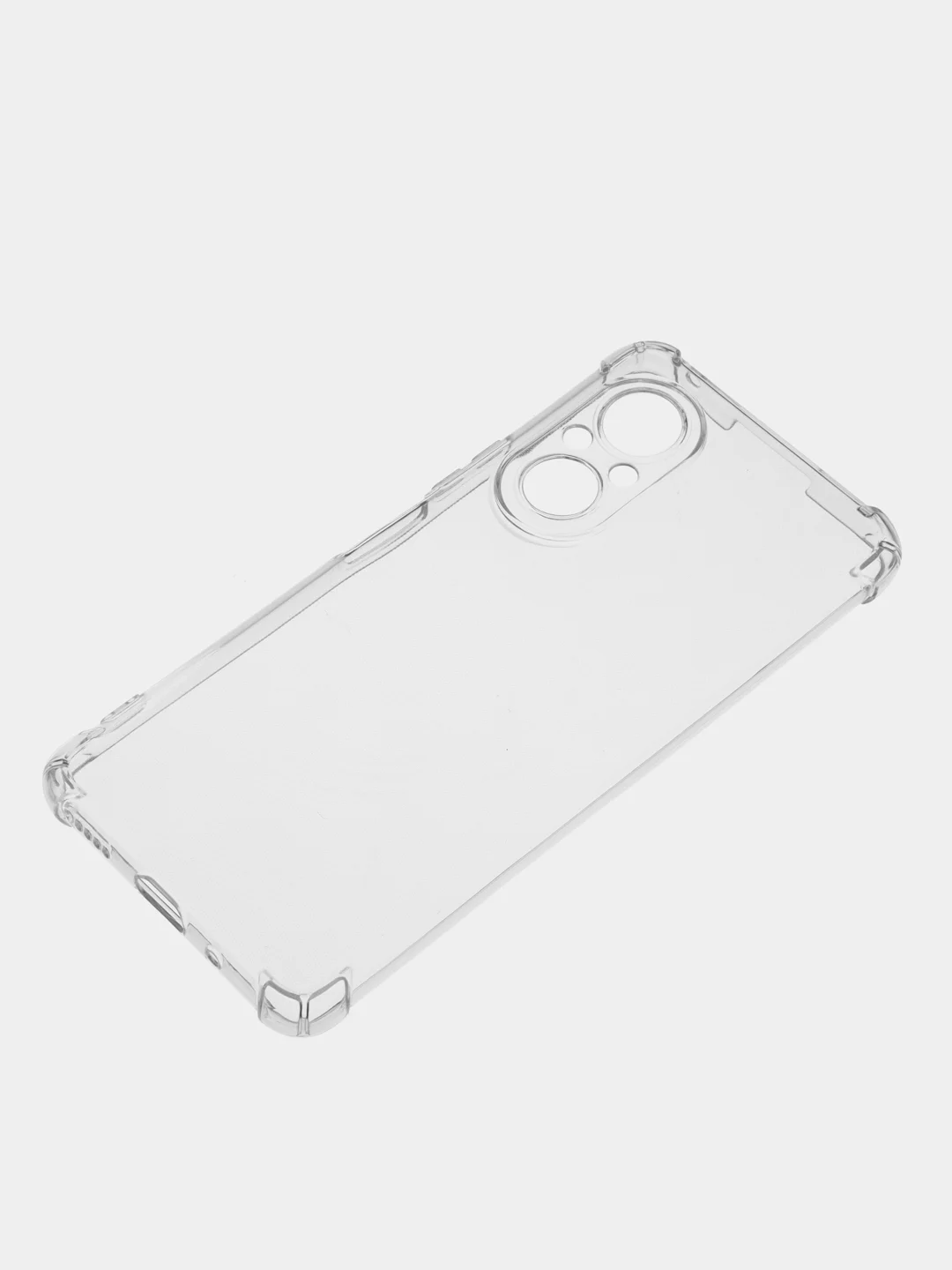 Прозрачный чехол для HUAWEI nova 9 SE (Хуавей нова 9 СЕ), прозрачный и черный с защитой камеры