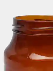 Банка стеклянная, коричневое стекло, под винтовую крышку, 1 л