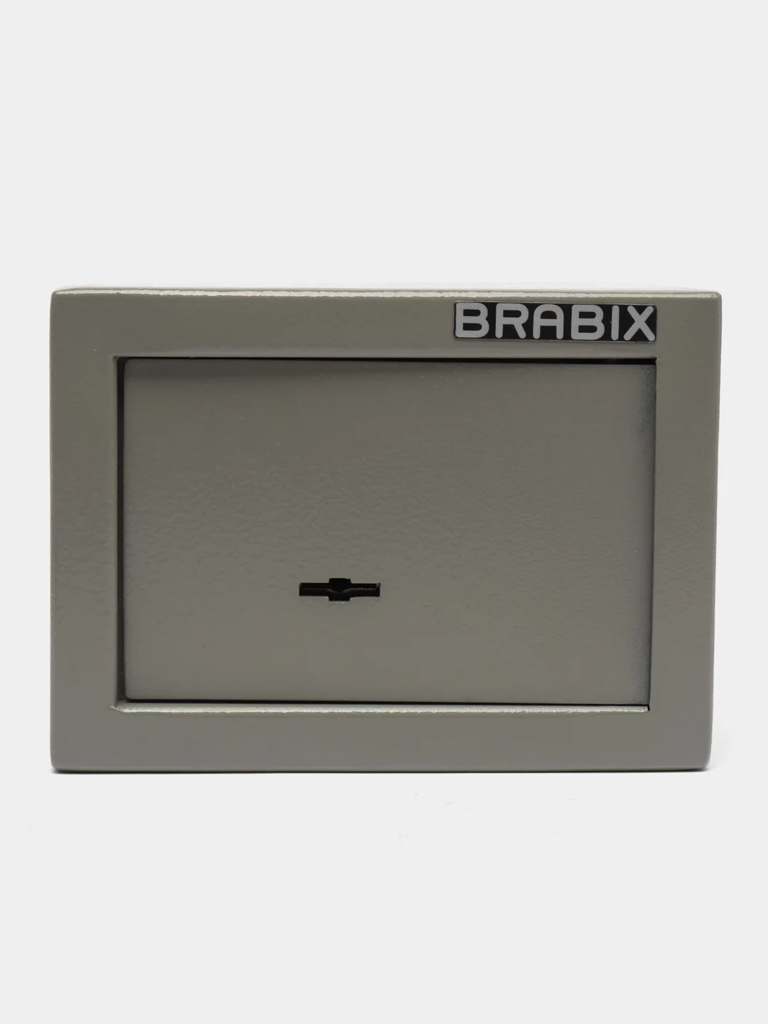 Сейф маленький мини мебельный для денег и документов Brabix, 145х200х150мм, ключевой замок