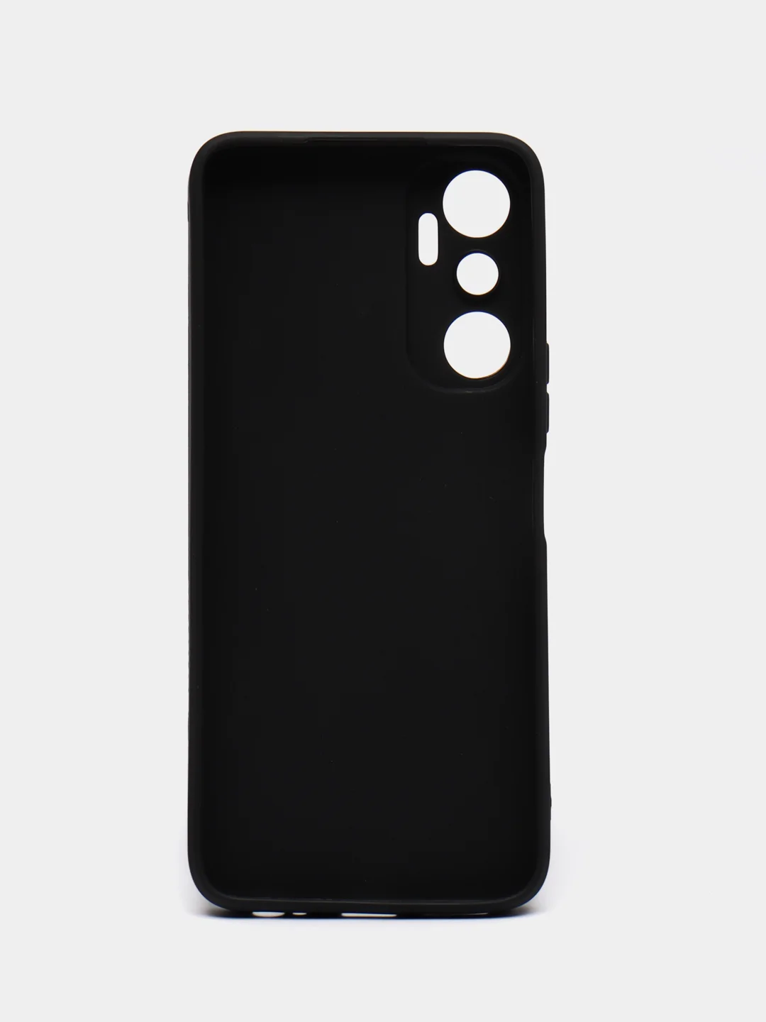 Накладка, чехол, силиконовая матовая INFINIX Hot 20 4G, с защитой камеры