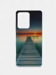 Небесно-голубой чехол Poco X5 Pro 5G / Redmi Note 12 Pro+, Поко Х5 Про 5Г, силиконовый, с рисунком