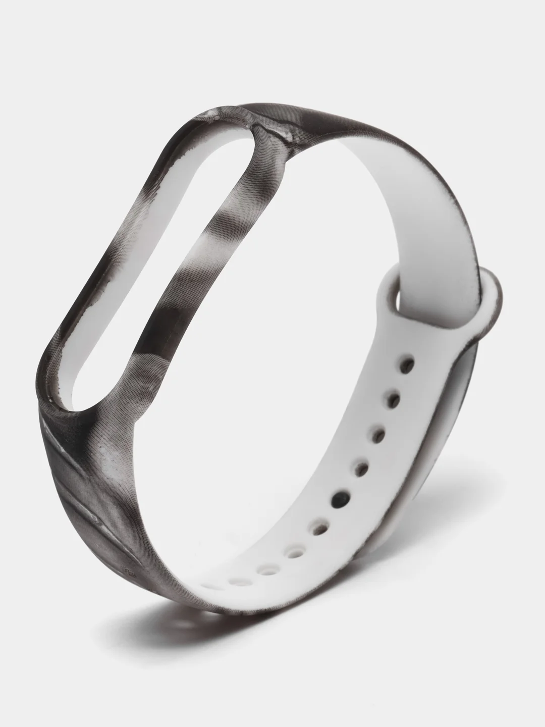 Хром силиконовый ремешок для Xiaomi mi band 5 и 6 фитнес браслет с принтом