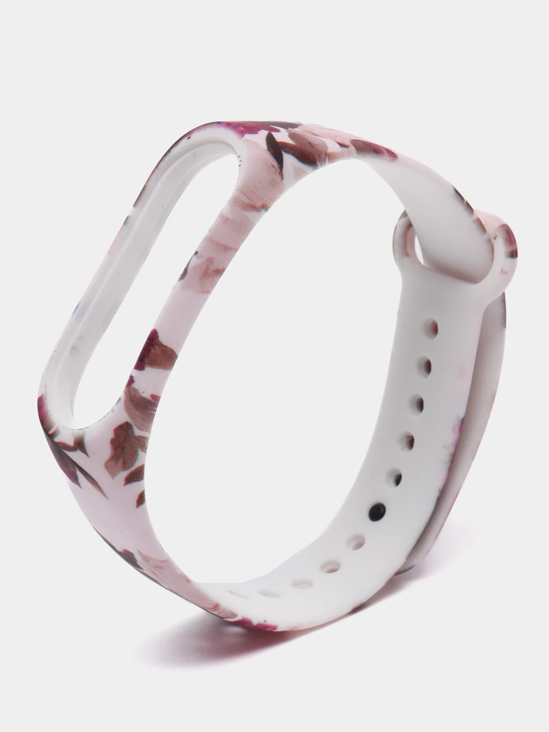 Молочный силиконовый ремешок для Xiaomi mi band 3, 4