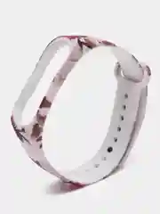Молочный силиконовый ремешок для Xiaomi mi band 3, 4