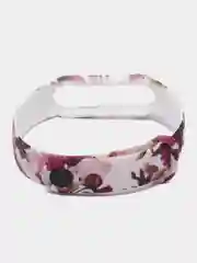Лавандовый силиконовый ремешок для Xiaomi mi band 5 и 6 фитнес браслет с принтом