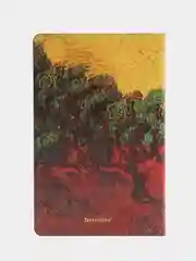 Ежедневник недатированный А5 138х213мм BRAUBERG VISTA под кожу гибкий, 136л, Van Gogh