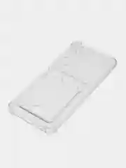 Прозрачный чехол для Tecno Pova 4 Техно Пова 4, прозрачный с карманом для карты