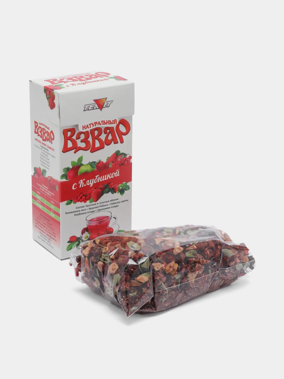 Взвар с клубникой, 100 г