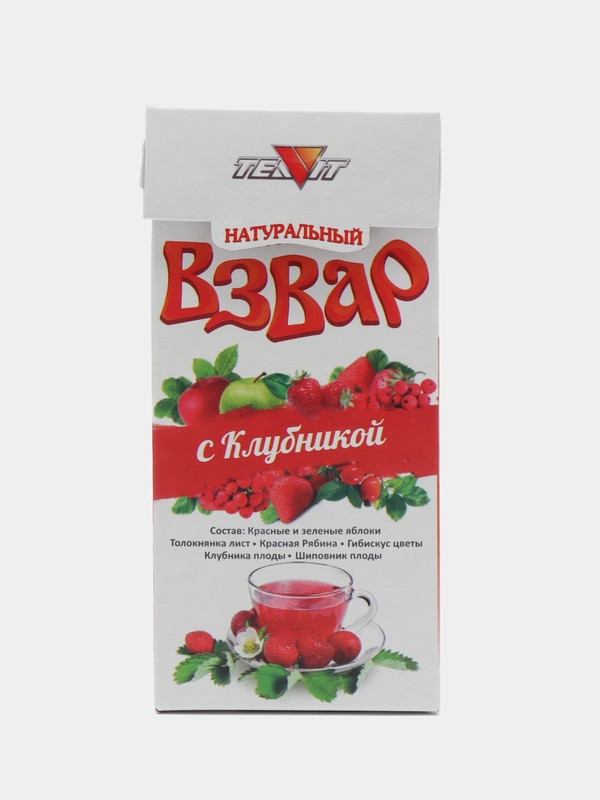 Взвар с клубникой, 100 г