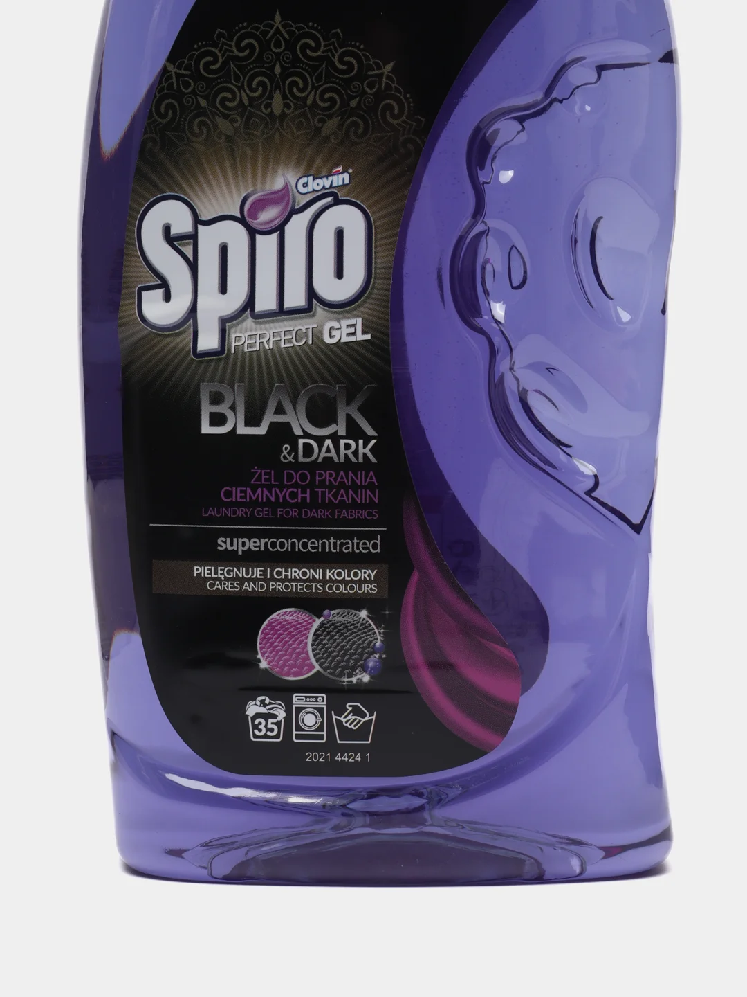 Гель для стирки темных тканей Spiro Black, вес 1050 мл