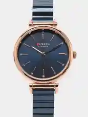 Синий женские наручные часы Curren 9081 в подарочной упаковке