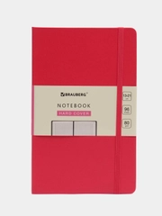 Блокнот А5 130х210мм, BRAUBERG ULTRA, балакрон, 80г/м2, 96л, клетка, розовый, 113038