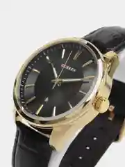 Угольный мужские наручные часы Curren 8365 с календарем в подарочной упаковке