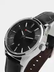 Черный мужские наручные часы Curren 8365 с календарем в подарочной упаковке
