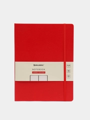 Блокнот-скетчбук БОЛЬШОЙ 180х250 В5, BRAUBERG ULTRA, 80г/м2, 96л, без линовки, красный