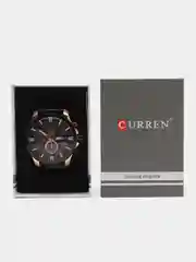 Черный мужские наручные часы Curren 8346 с хронографом в подарочной упаковке