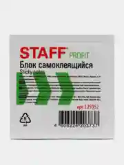 Блок самоклеящийся (стикеры) STAFF PROFIT, ПАСТЕЛЬНЫЙ, 76*76 мм, 400 листов, 4 цвета