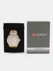 Золотой мужские наручные часы Curren 8409 в подарочной упаковке