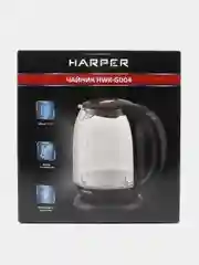 Электрический чайник Harper HWK-GD04, в стеклянном корпусе, 1,7 л
