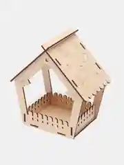 Кремовый кормушка - скворечник для птиц