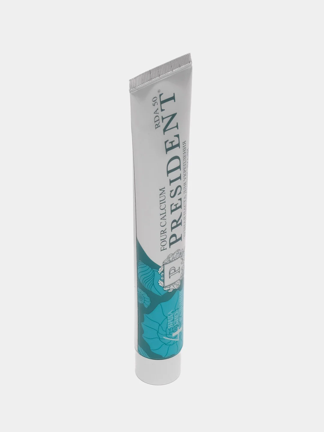 Зубная паста PRESIDENT Four Calcium "Для укрепления эмали", 75г