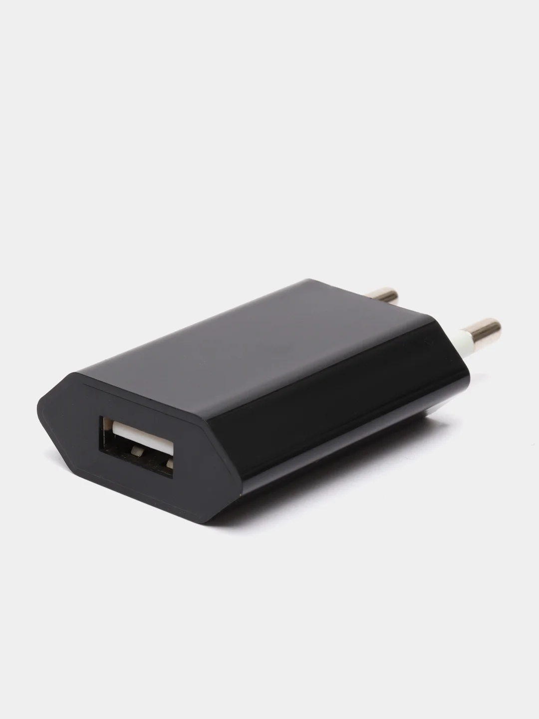 Белый сетевое зарядное устройство с USB-портом, блок питания 5В, 1А