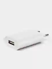 Белый сетевое зарядное устройство с USB-портом, блок питания 5В, 1А