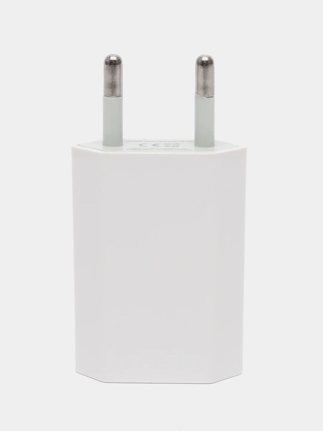 Белый сетевое зарядное устройство с USB-портом, блок питания 5В, 1А