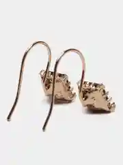 Черный серьги