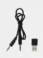 Черный bluetooth-адаптер AUX, 3,5 мм