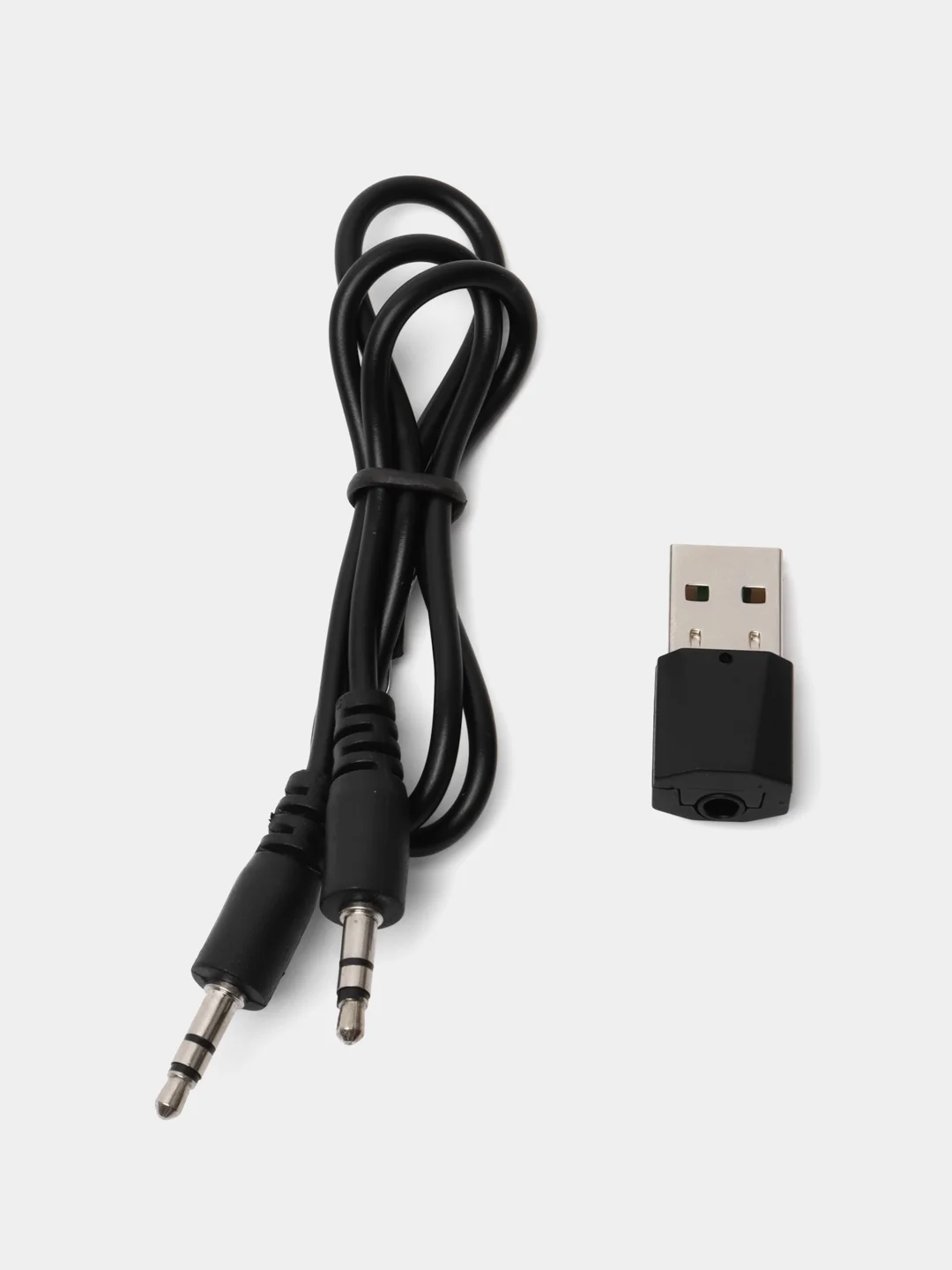 Черный bluetooth-адаптер AUX, 3,5 мм