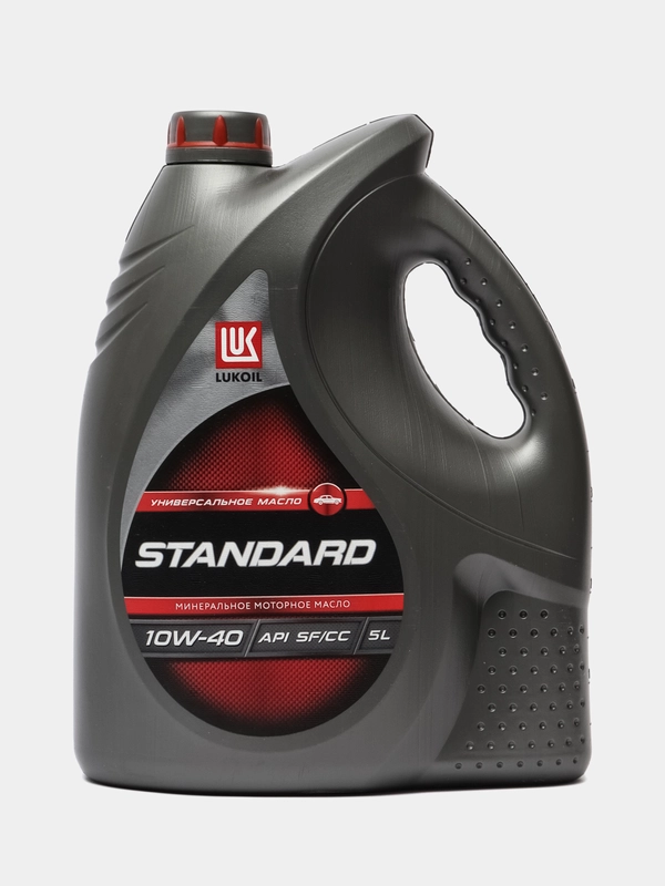 Моторное масло Лукойл Стандарт / LUKOIL STANDARD 10W-40 API SF/CC, Минеральное. 5 л