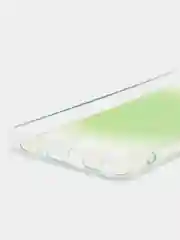 Лайм силиконовый чехол Samsung A32 рисунком,из органического стекла