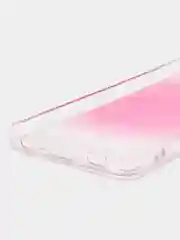 Фуксия силиконовый чехол Samsung A32 рисунком,из органического стекла