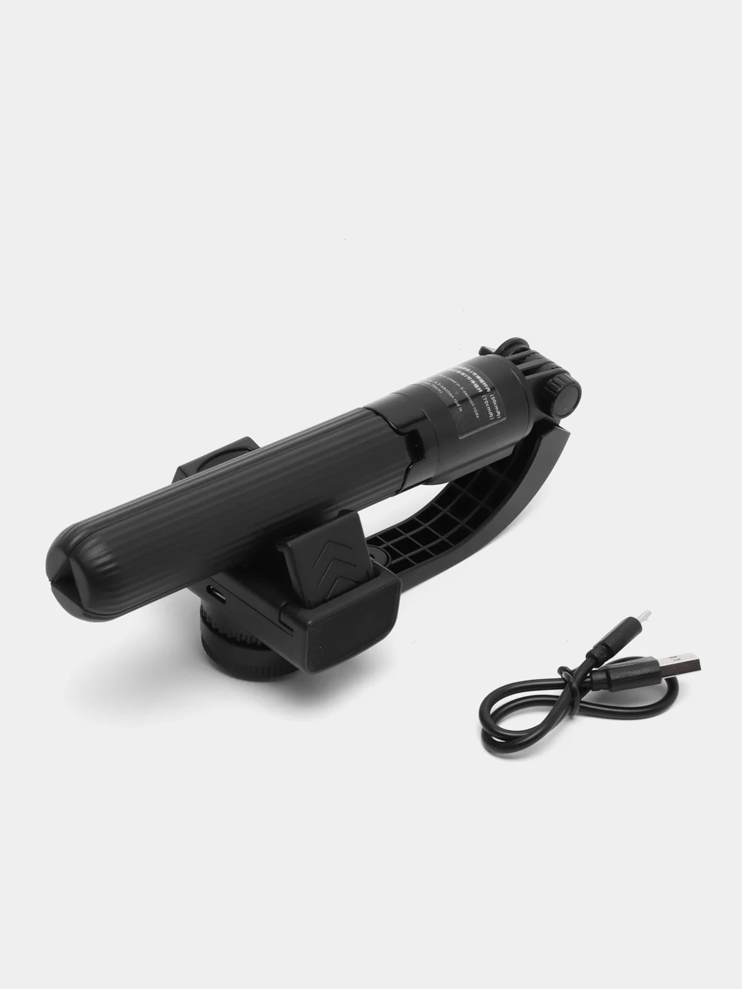 Черный стабилизатор для телефона Gimbal Stabilizer, 4 в 1  и 5 в 1 с подсветкой, селфи